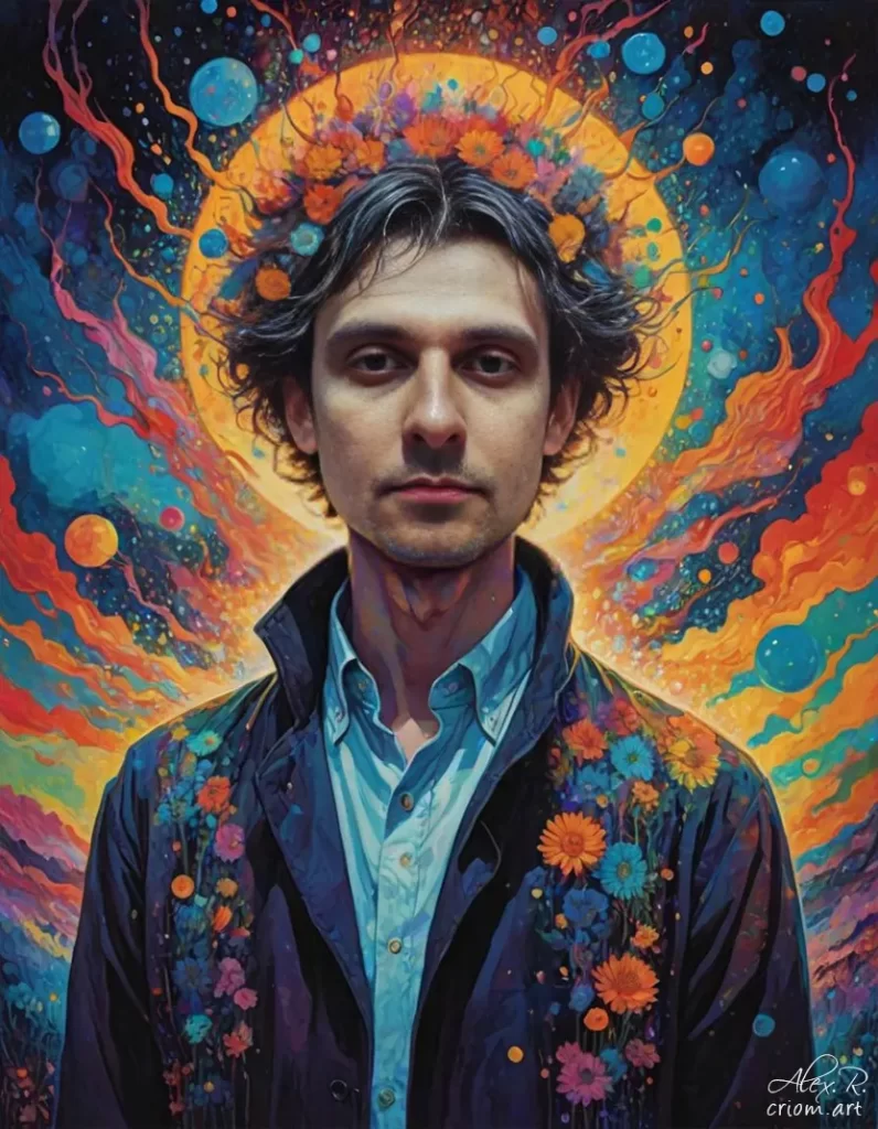 Psychedelic art style by Alex Reznik